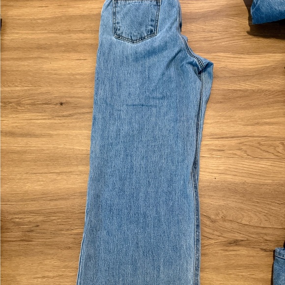 Frank & Oak Light Blue Wide Leg Jeans - Picture 2 of 2